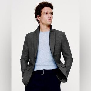 Gap Mens Dark Gray Classic Tailored Blazer